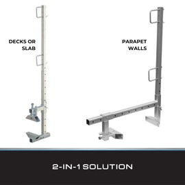 Tie Down 65015 Parapet Wall and Universal Guardrail System (Pack of 1)