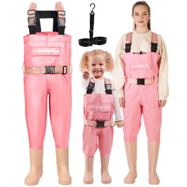 DaddyGoFish Chest Waders for Kids and Adults, Fishing and Hunting Waders with a Pocket and a Wader Hanger