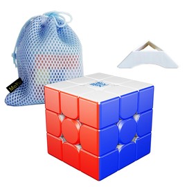 2025 MoYu WeiLong V11 3 x 3 x 3 Magic Puzzle Cube Rotating Toy Sticker-less Multicoloured Competition Level Feel 3 x 3 Cube (Standard M Version)