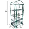 UWIOFF 4-Tier Greenhouse Replacement Cover Clear PVC Greenhouse Cover with