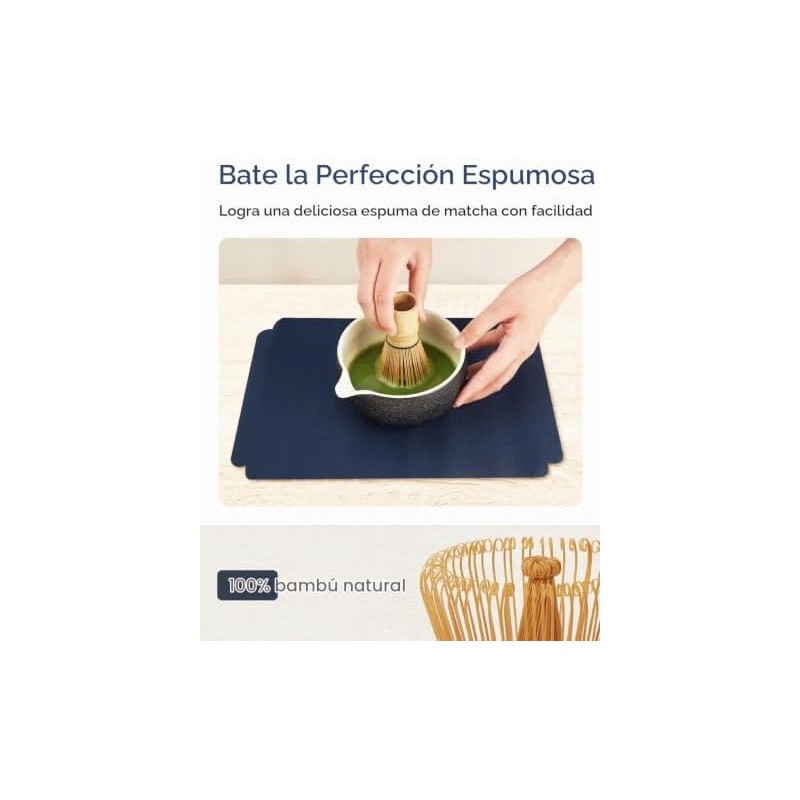 Joiish - Juego de 7 piezas de matcha para batidor