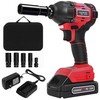 Manusage 20V Cordless Impact Wrench 1/2 inch, Powerful Brushless Motor,