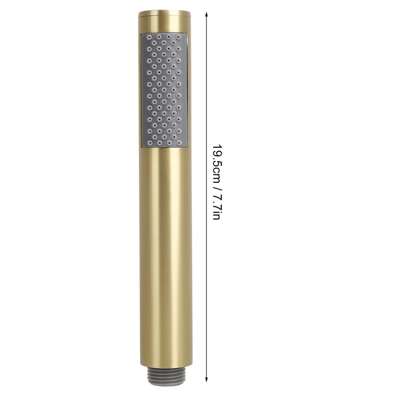 G1/2 Round HandHeld Shower Head Copper Shower Sprayer for Bathroom