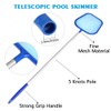 Pool Skimmer Net | Detachable Net with Poles,Fine Mesh Net