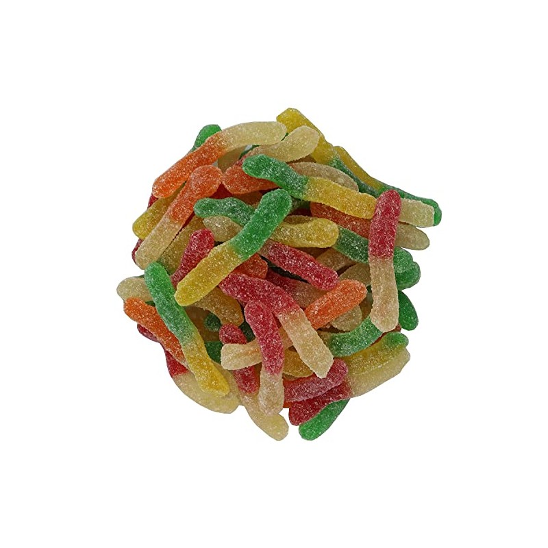 Smarty Stop Gummy Worms (2 Pound (Pack of 1), Aqua