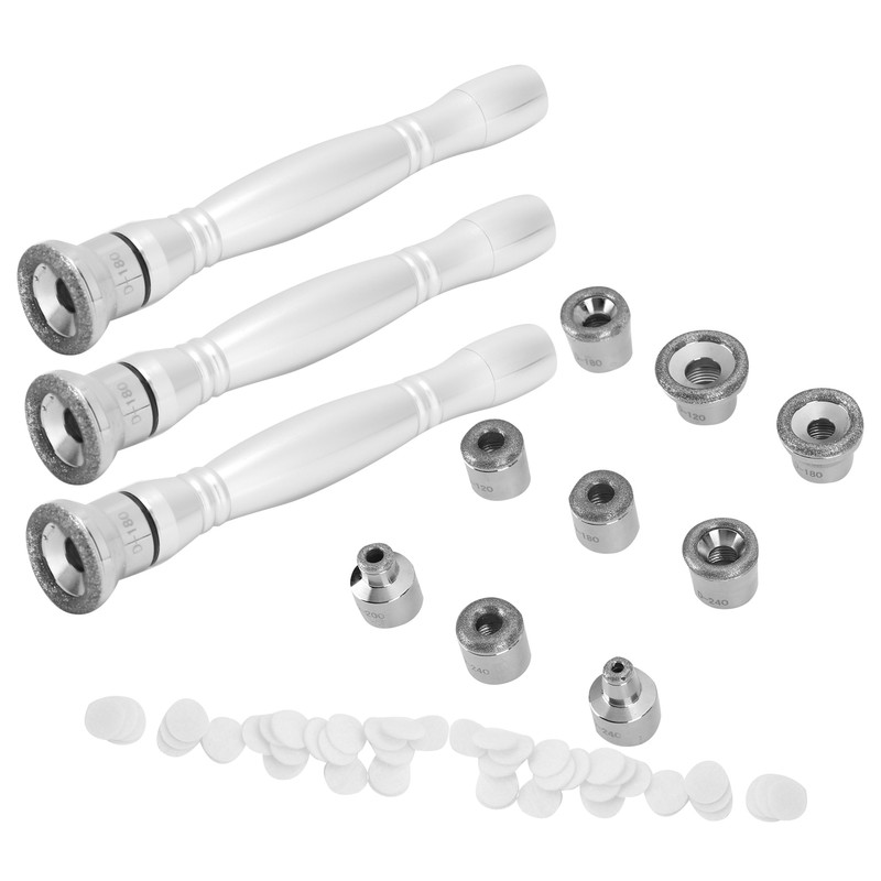 Stainless Steel Microdermabrasion Dermabrasion Tips Accessory Set for Acne Blackhead