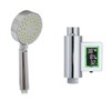 Shower Head with Self Powered Flow Meter, Water and Energy
