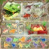 OMAOSORT Dinosaur Toys for Kids, 45 Pieces Realistic Jurassic Dinosaurs