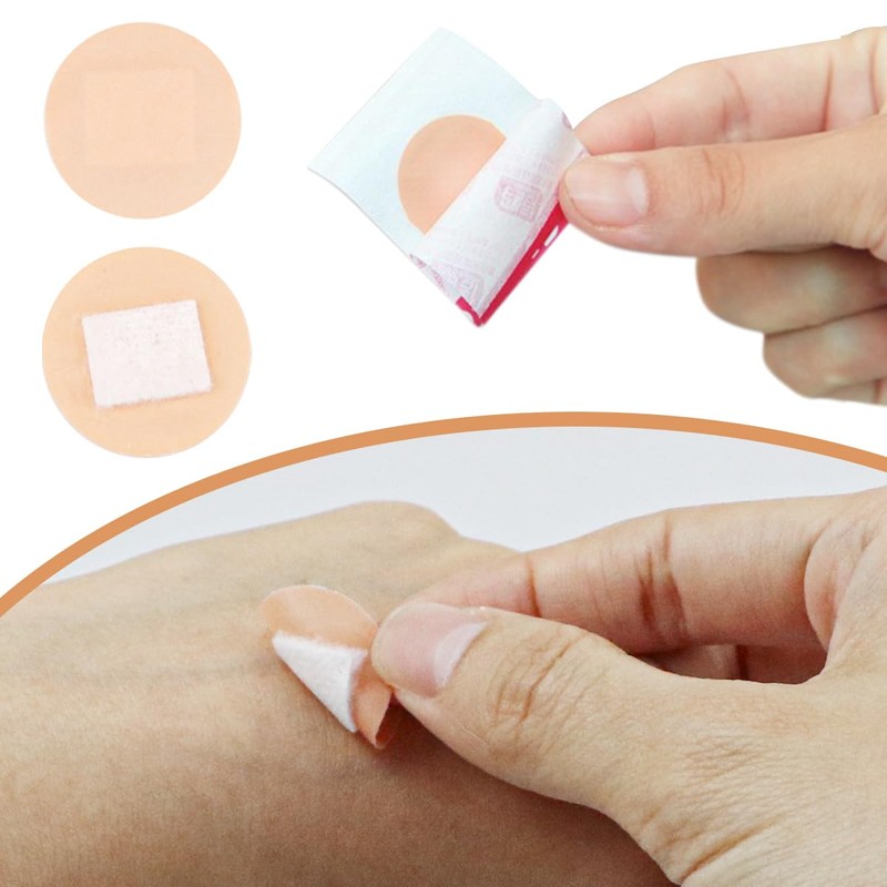 UPIQNG Band Aid Mini Round Bandages Water Resistant Wound Care
