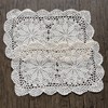 Phantomon Lace Doilies Handmade Crochet Placemats Cotton Doilies Cloth Lace,