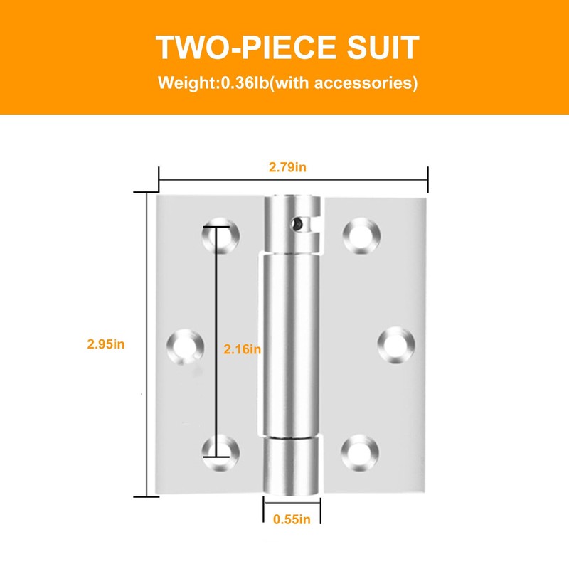 3" self Closing Door Hinges 201 Stainless Steel Heavy Duty