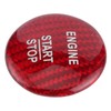 Carbon Fiber Engine Start Stop Button Cover Trim Fit for