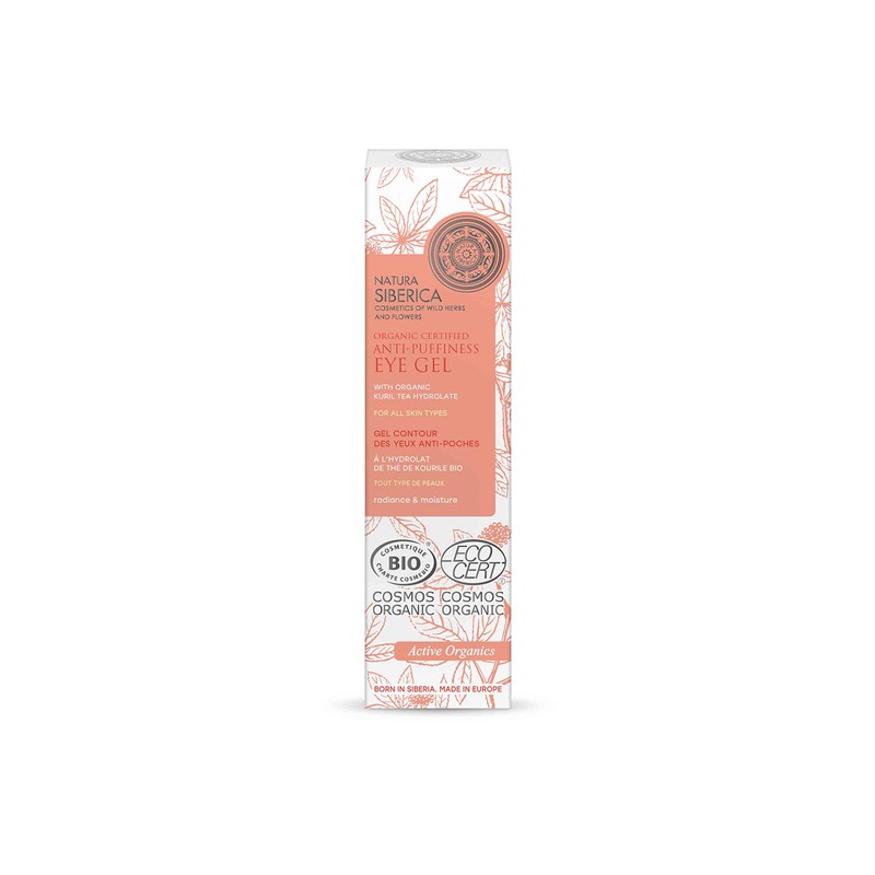 Natura Siberica Organic Certified All Skin Types, Anti-Puffiness Eye Gel
