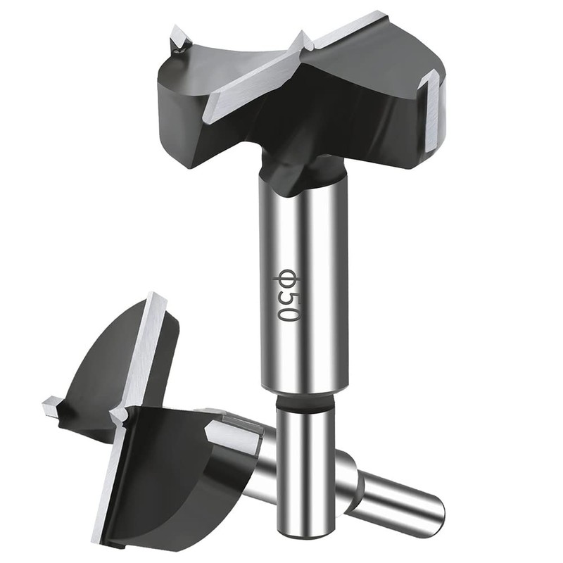 NICAVKIT 1-3/4 Inch Carbide Forstner Drill Bit, Carbide Tipped Bit