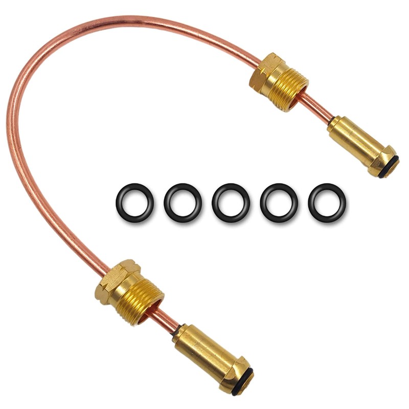 MENSI Propane Regulator Copper Pigtail Tubing Hose POL x POL