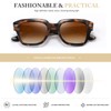 Foliful Womens Polarized Sunglasses for Women Men Classic Retro Square