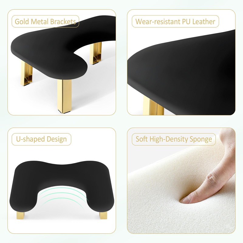 Nail Arm Rest, Arm Rest for Nails Tech, Foldable Nail
