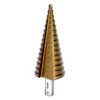 QWORK® HSS M35 Cobalt Step Drill 4-32 mm, Robust Taper