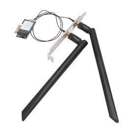 Tarjeta de Red Inalámbrica 5G,Tarjeta Adaptadora WiFi con Interfaz PCIe Bluetooth4.0,Tarjeta de Red Inalámbrica de Escritorio de Doble Banda 802.11A G N AC para PC con
