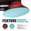 150mm Sanding Discs P5000 Fine Finishing Foam Discs, 15PCS Hook