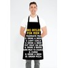 Lefolen Barbeque Rules For Men BBQ Cooking Funny Novelty Apron