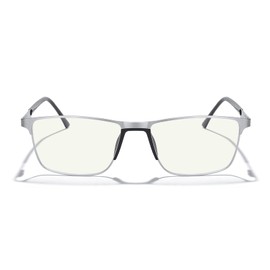 MERRY'S Fashion Blue Light Blocking Glasses - Reading Glasses Metal Frame Spring Hinge Readers for Men Eyeglasses