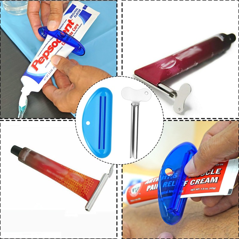 2 Pieces of Toothpaste Tube Squeezer, Anti-Waste Toothpaste Squeezer, for