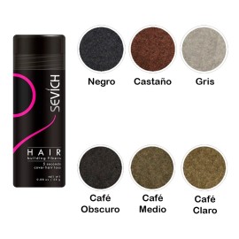 Sevich 25gr. Bote Fibras Capilares Calvicie Cabello Barba