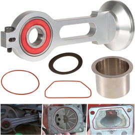 KK-4835 Compressor Piston Kit Connecting Rod Replacement Kit Perfectly Fits for Sears Craftsman Devildiss Dewalt Porter Cable Oil Free Air Compressor Pump, Comparable to KK-4835 KK-5081 A02743