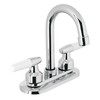 Foset Basic M-060I, Mezcladora para lavabo, manerales cono, cuello bar,