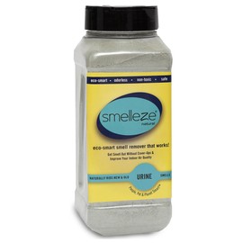 SMELLEZE Natural Urine Odor Removal Deodorizer: 2 lb. Powder Stops Urine Stench