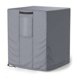 Mrrihand Central Air Conditioner Cover for Outside Units Waterproof Heavy Duty AC Unit for Outdoor Large AC Cover for Winter (38"X38"X40")-Grey