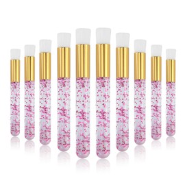 22 Stück Wimpernshampoo Pinsel Mitesser Entfernung Bürste Wimpernverlängerung Reinigungsbürste Nasenporen Tiefenreinigung Bürste Abziehen Wimpern Pinsel für die Gesichtsreinigung Kosmetik-Werkzeug