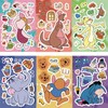 24 Sheets Make a Face Winnie Pooh Bear Stickers for