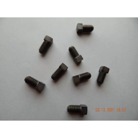 Unbranded SQUARE HEAD SET SCREWS  7/16-14 x 3/4"  CUP POINT CASE HARDENED 10 PCS. NEW