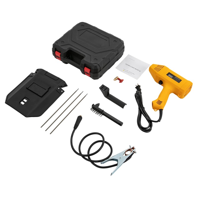 LIYUANJUN 3000W Handheld Welding Machine, Welder Machine with Toolbox&Ground Wire&6.56FT