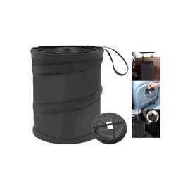 Bote de Basura para Auto, Benanei Cubo de Basura Plegable para el Coche con Cordón y Velcro, Cubo de Basura Multifuncional de Coche para Modelos de Automóviles