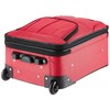 Rockland Fashion Softside Upright Luggage Set,Expandable, Red, 2-Piece (14/19)