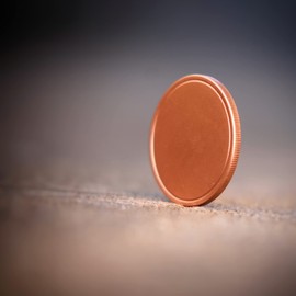 Lone Star Signs Blank Copper Challenge Coin 40mm - Laser Engravable, 23574