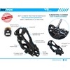 ICETRAX V5 Tungsten Ice Cleats, Easy to Replace Tungsten Cleats,