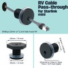 Lephchiryn RV Cable Passthrough for Starlink mini, RV Cable Grommet