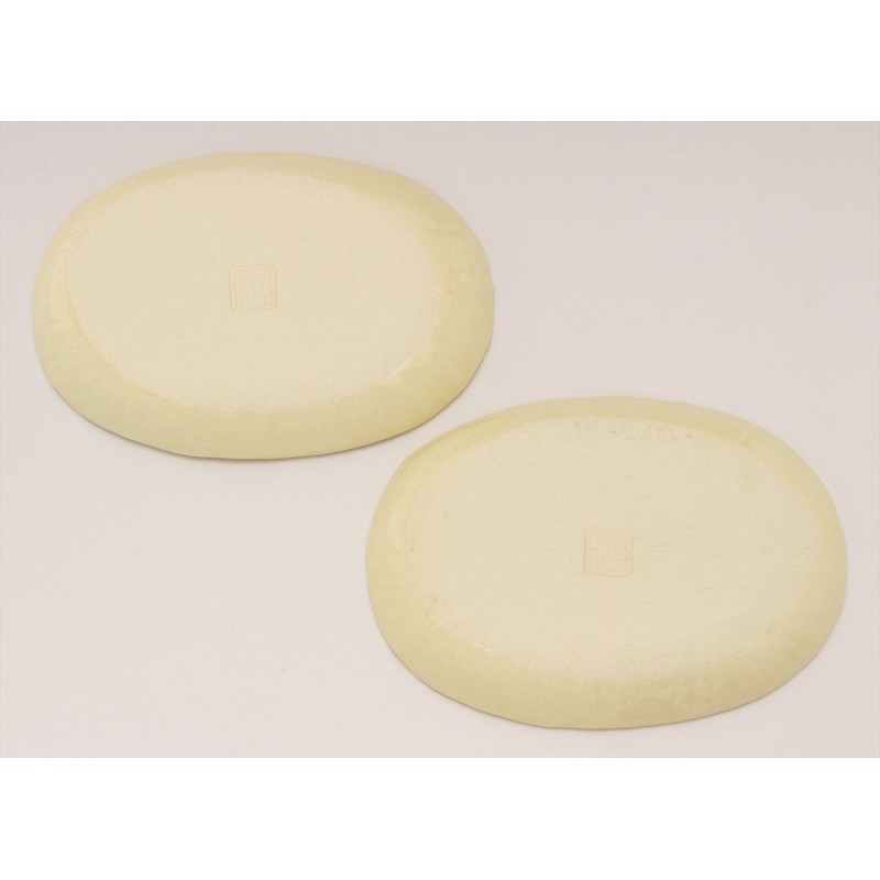 窯元 sousen 小皿 White 13 cm Seto Ware 小判 Dishes