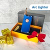 RSBYE Electric Lighter,Dual Arc Plasma Lighter with LED Battery Indicator,