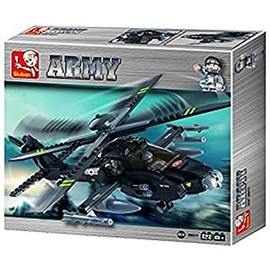Sluban Army M38-B0511 Apache Helicopter