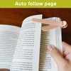 SMUK 4pcs Funny Book Marks for Reading Women, Silicone Automatic