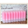 100 Wholesale Handmade Prefilled Strawberry Flavored Lip Balms Without Labels