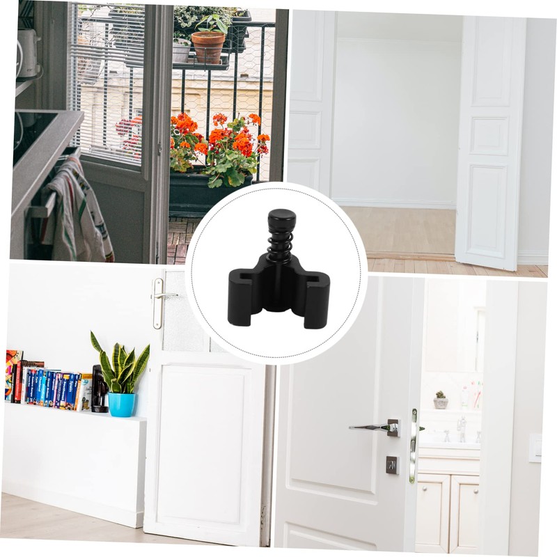 SHINEOFI 1Pc Spring Barn Door Stopper Easy Install No Drill