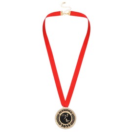 Madison Tyler Basketball Winner Award Medals Necklace for Kids and Adults | Basketball Medals with Red Neck Ribbon | Olympic Medals Necklace for Women