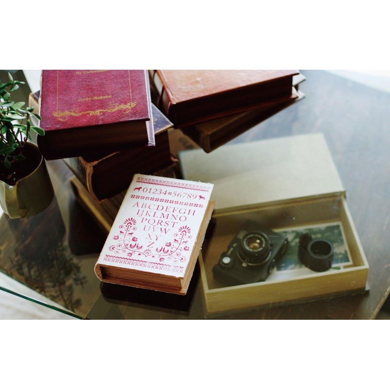Interform GD-7519 Small Storage Book Box Brown W 6.4 x