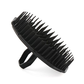 4 Pieces Shampoo Brush, Segbeauty Scalp Massager Brush Set Hairdresser Men's Hairstyle Comb Shower Black Brush Home for Hair Growth Beard Body Washing Dog Salon